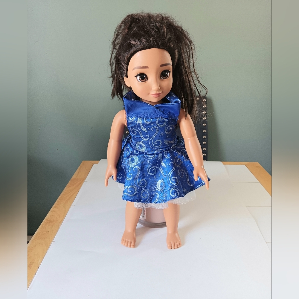 Disney Doll with Blue Dress